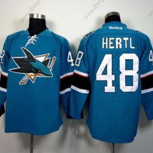 San Jose Sharks #48 Tomas Hertl 2014 Modrý dres – Pánské