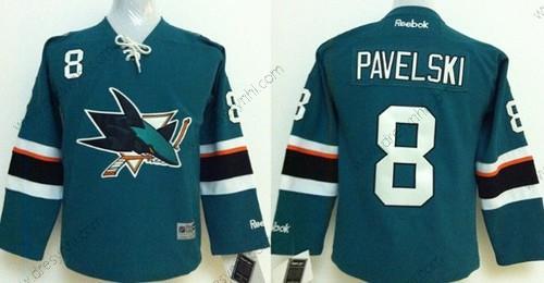 San Jose Sharks #8 Joe Pavelski 2014 Modrý dres – Dětské