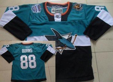 San Jose Sharks #88 Brent Burns 2015 Stadium Series Modrý #2 Černá dres – Pánské