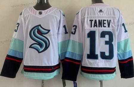 Seattle Kraken #13 Brandon Tanev Bílý Autentické dres – Pánské