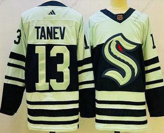 Seattle Kraken #13 Brandon Tanev Zelená 2022 Obrácený Retro Autentické dres – Pánské