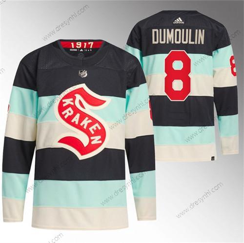 Seattle Kraken #8 Brian Dumoulin Modrý 2024 Zimní Klasický Primegreen Sešitý dres – Pánské