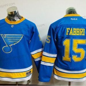 St. Louis Blues #15 Robby Fabbri Modrý 2017 Zimní Klasický Sešitý NHL dres – Juniorské