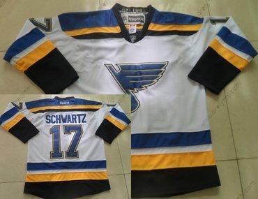 St. Louis Blues #17 Jaden Schwartz 2014 Bílý dres – Pánské