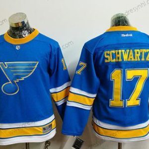 St. Louis Blues #17 Jaden Schwartz Modrý 2017 Zimní Klasický Sešitý NHL dres – Juniorské