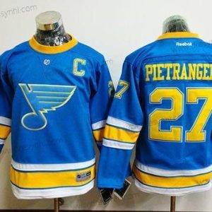 St. Louis Blues #27 Alex Pietrangelo Modrý 2017 Zimní Klasický Sešitý NHL dres – Juniorské