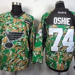 St. Louis Blues #74 T. J. Oshie 2014 Camo dres – Pánské