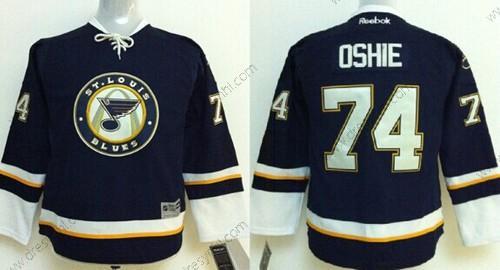 St. Louis Blues #74 T. J. Oshie Námořnictvo Modrý Třetí dres dres – Dětské