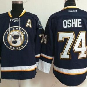 St. Louis Blues #74 T. J. Oshie Námořnictvo Modrý Třetí dres dres – Pánské