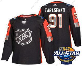 St. Louis Blues #91 Vladimir Tarasenko Černá 2018 NHL All-Star Sešitý Hokejový dres – Pánské