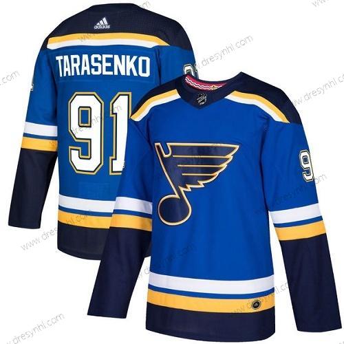 St. Louis Blues #91 Vladimir Tarasenko Modrý Domácí dres Autentické Sešitý NHL dres – Juniorské