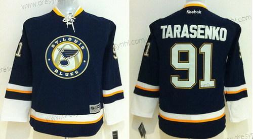 St. Louis Blues #91 Vladimir Tarasenko Námořnictvo Modrý Třetí dres dres – Dětské