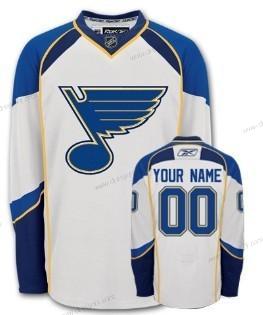 St. Louis Blues Personalizované Bílý dres – Pánské