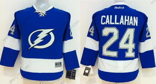 Tampa Bay Lightning #24 Ryan Callahan New Bílý dres – Dětské