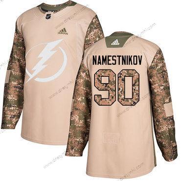 Tampa Bay Lightning #90 Vladislav Namestnikov Camo Autentické 2017 Veterans Day Sešitý NHL dres – Juniorské