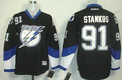 Tampa Bay Lightning #91 Steven Stamkos Černá dres – Dětské