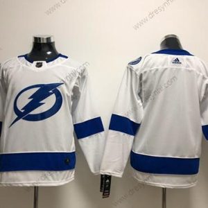 Tampa Bay Lightning Prázdný Bílý Road Autentické Sešitý NHL dres – Juniorské