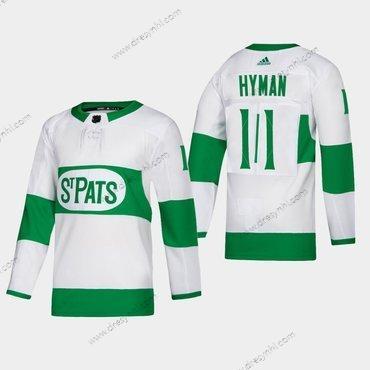 Toronto Maple Leafs #11 Zach Hyman Toronto St. Pats Road Autentické Hráč Bílý dres – Pánské