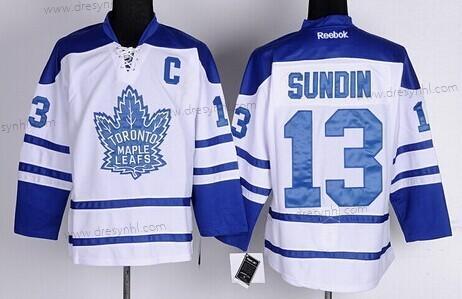 Toronto Maple Leafs #13 Mats Sundin Bílý Třetí dres dres – Pánské