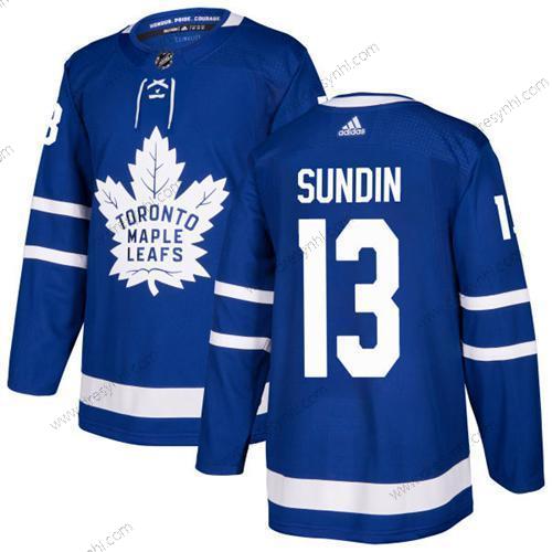 Toronto Maple Leafs #13 Mats Sundin Modrý Domácí dres Autentické Sešitý NHL dres – Juniorské