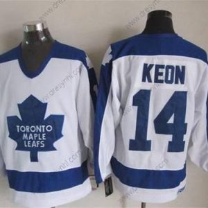 Toronto Maple Leafs #14 Dave Keon 1982-83 Bílý CCM Vintage dres – Pánské