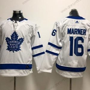 Toronto Maple Leafs #16 Mitchell Marner Bílý Road Autentické Sešitý NHL dres – Juniorské