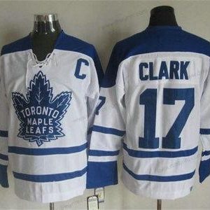 Toronto Maple Leafs #17 Wendel Clark 1998-99 Bílý CCM Vintage dres – Pánské