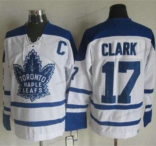 Toronto Maple Leafs #17 Wendel Clark 1998-99 Bílý CCM Vintage dres – Pánské