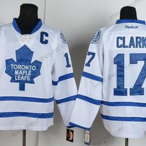 Toronto Maple Leafs #17 Wendel Clark Bílý Retro CCM dres – Pánské