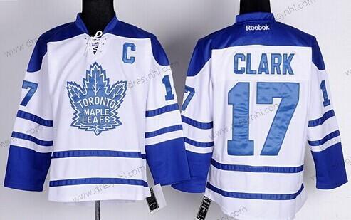 Toronto Maple Leafs #17 Wendel Clark Bílý Třetí dres dres – Pánské