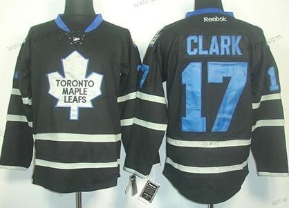 Toronto Maple Leafs #17 Wendel Clark Černá Ice dres – Pánské