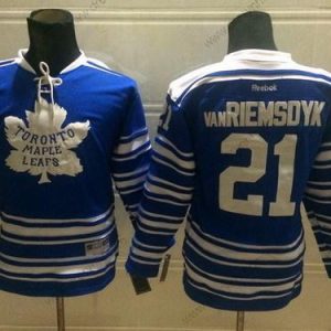 Toronto Maple Leafs #21 James Van Riemsdyk 2014 Zimní Klasický Modrý dres – Dětské