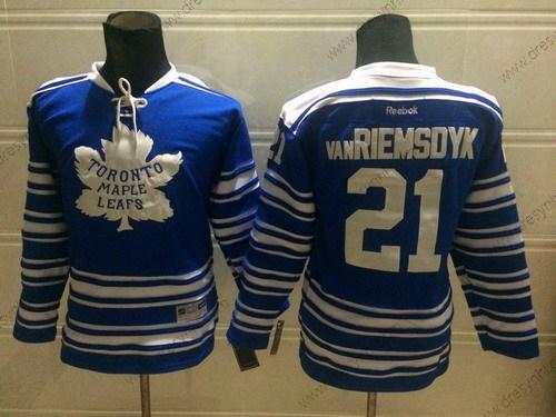 Toronto Maple Leafs #21 James Van Riemsdyk 2014 Zimní Klasický Modrý dres – Dětské