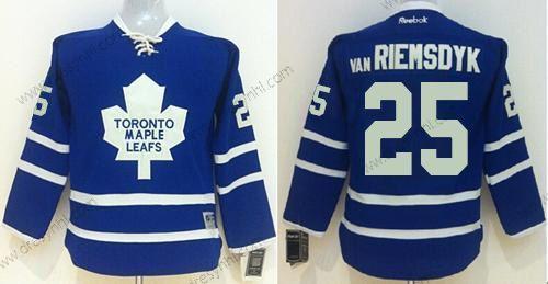 Toronto Maple Leafs #25 James Van Riemsdyk Modrý Domácí dres Sešitý NHL dres Verze 2 – Juniorské