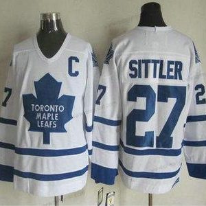 Toronto Maple Leafs #27 Darryl Sittler 2000-01 Bílý CCM Vintage dres – Pánské