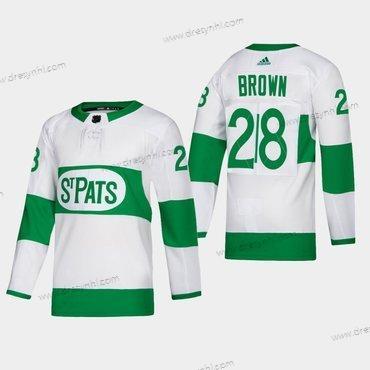 Toronto Maple Leafs #28 Connor Brown Toronto St. Pats Road Autentické Hráč Bílý dres – Pánské