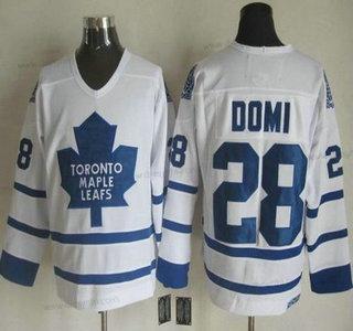 Toronto Maple Leafs #28 Tie Domi 2000-01 Bílý CCM Vintage dres – Pánské