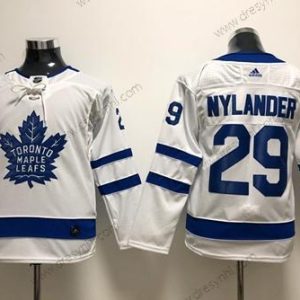 Toronto Maple Leafs #29 William Nylander Bílý Road Autentické Sešitý NHL dres – Juniorské