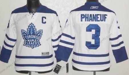 Toronto Maple Leafs #3 Dion Phaneuf Bílý Třetí dres dres – Dětské