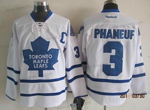 Toronto Maple Leafs #3 Dion Phaneuf Bílý dres – Pánské