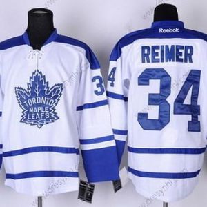 Toronto Maple Leafs #34 James Reimer Bílý Třetí dres dres – Pánské