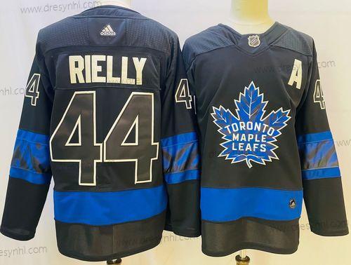 Toronto Maple Leafs #44 Morgan Rielly Černá X Drew House Inside Out Sešitý dres – Pánské