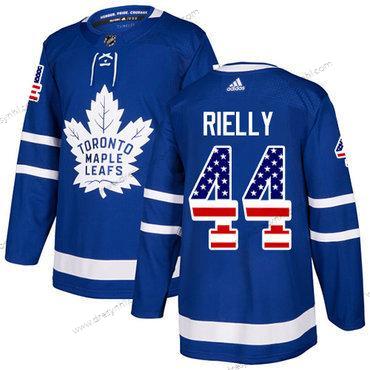 Toronto Maple Leafs #44 Morgan Rielly Modrý Domácí dres Autentické USA Flag Sešitý NHL dres – Juniorské