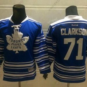 Toronto Maple Leafs #71 David Clarkson 2014 Zimní Klasický Modrý dres – Dětské