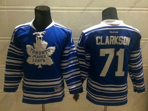 Toronto Maple Leafs #71 David Clarkson 2014 Zimní Klasický Modrý dres – Dětské