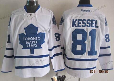 Toronto Maple Leafs #81 Phil Kessel Bílý dres – Pánské