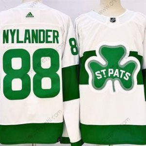 Toronto Maple Leafs #88 William Nylander Bílý St Patricks Autentické dres – Pánské