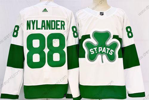 Toronto Maple Leafs #88 William Nylander Bílý St Patricks Autentické dres – Pánské