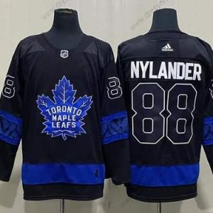 Toronto Maple Leafs #88 William Nylander Černá X Drew House Inside Out Sešitý dres – Pánské