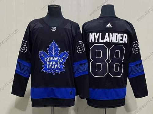 Toronto Maple Leafs #88 William Nylander Černá X Drew House Inside Out Sešitý dres – Pánské